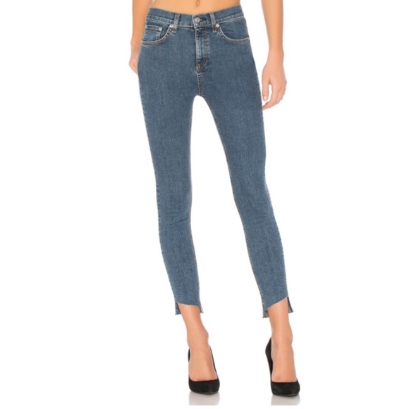 rag & bone Denim - rag & bone high rise skinny jeans step hem EUC